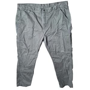 Carhartt Men's 40 x 32 Army Green "Relaxed Fit" Cargo Workwear Cotton Pants